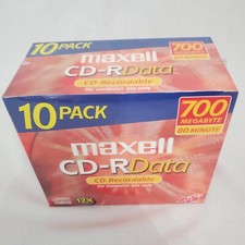 Maxell CD-R Data CD Recordable 700 MB 80 min 10 pack