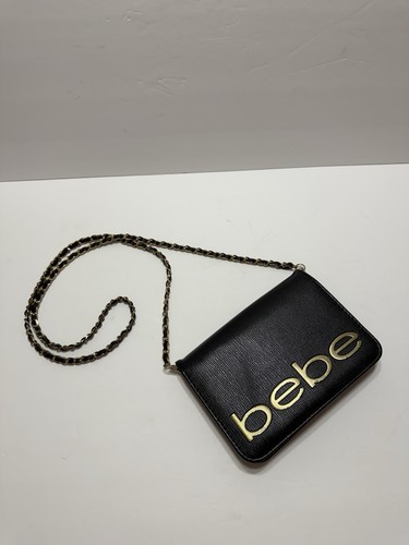 Bebe black and gold logo - black,