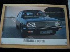 AFFICHE POSTER RENAULT 30 TX -