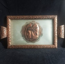 Joli plateau de style Art déco des années 1950 - Alsace - 50 x 26 cm