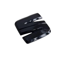 Badge de volant noir brillant compatible avec Seat Leon/Ibiza 5F MK3 CUPRA FR