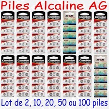 Pile Bouton Alcaline AG0 AG1 AG2 AG3 AG4 AG5 AG6 AG7 AG8 AG9 AG10 AG11 AG12 AG13
