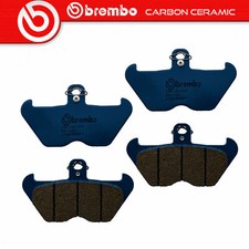 Set Plaquettes BREMBO Carbone