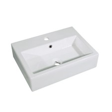 Lavabo porcelaine blanc SERIE SMDRBO7E 51x38x13 cm *NEUF*