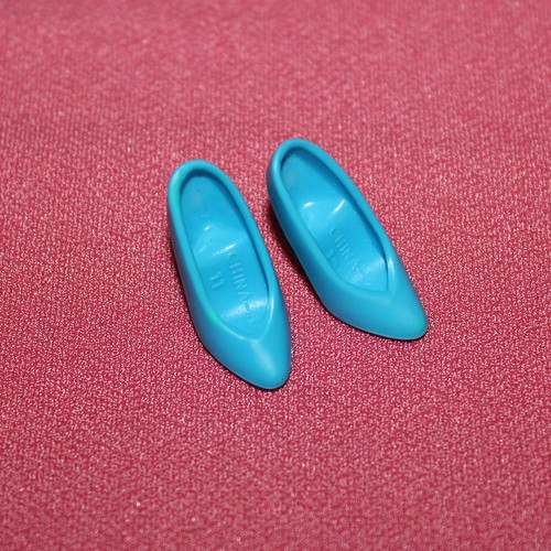 Paire escarpins bleus