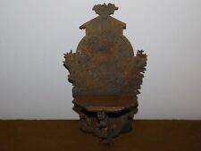 Holzaltar saw shelf work around 1900! Traditions Royales Pattern! Religious