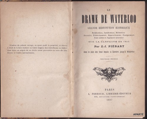 Pïérart drame waterloo - drame, de
