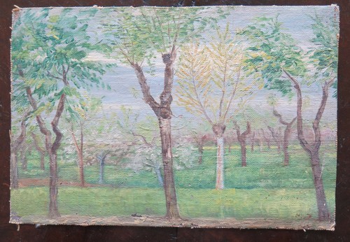 35x23 tableau peint à - cm,