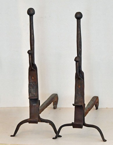 Paire landiers chenets - de, landiers/chenets