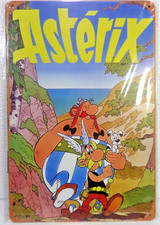 Plaque Métal Tôlée Vintage 20X30 BD  ASTERIX & OBELIX   Neuf  NV1