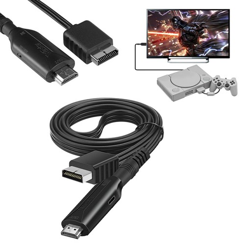 Câble ps1 ps2 vers - hdmi, 1