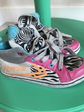 Baskets Feiyue Zebra UK taille 10,5 enfant en bas âge