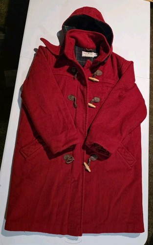 Bean red hooded duffle - l.l.,