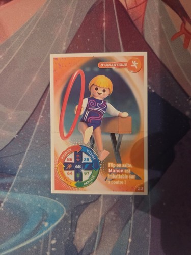 Playmobil carte gymnastique - playmobil,