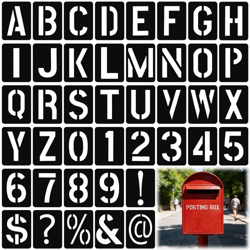 Pochoir lettre alphabet set - lettre,