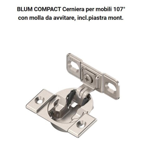 Charnière blum compact 107 - blum, 107°