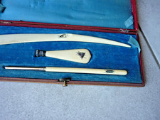 Lot écriture sceau en os et