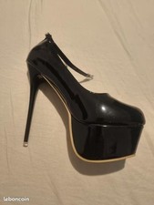 Talons hauts 16cm noir avec de