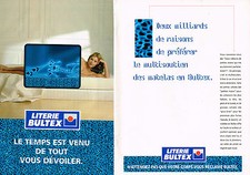 ADVERTISING ADVERTISING 104 1995 BEDDING BULTEX 2 mattresses (2p)