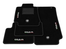 Carpet mats compatible with Alfa Romeo Giulia 2016-2025 2WD