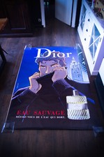 DIOR LARGO WINCH Large French Vintage Advertising Fashion Poster Original