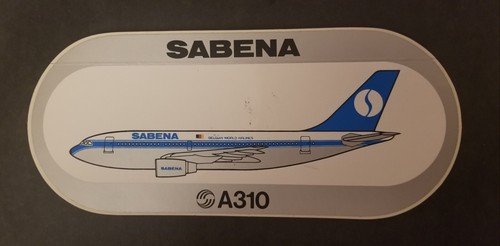 Sabena airlines belgium - airlines, bumper