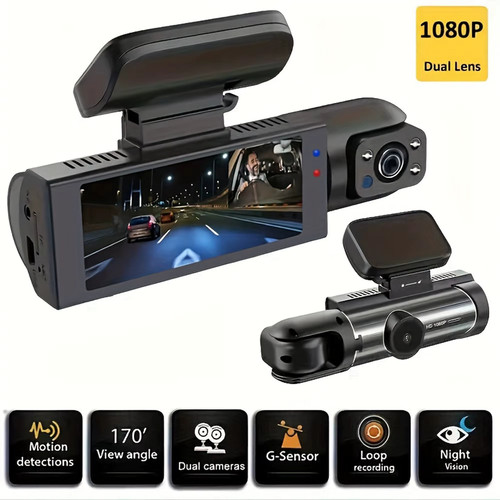 Dashcam voiture double - , caméra