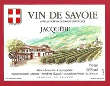 106-44 Étiquette Vin SAVOIE