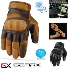 Gants De Moto En Cuir Et