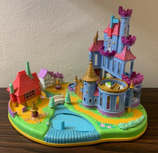 Vintage 1997 Bluebird Polly Pocket Beauty And The Beast Castle No Figures Disney