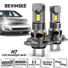 2x H7 LED Phare Ampoules Faisceau Bas Haut 70W pour Mercedes Classe C W204 07-14