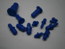 lot of 14 blue headlight dinky corgi teakno schuco matchbox etc