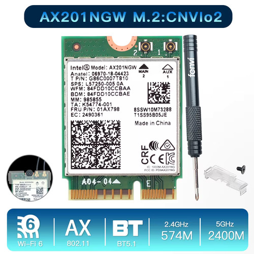 Carte ax201 2400mbps - wi-fi,