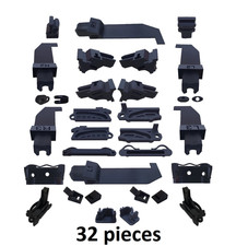 Complete Repair Kit for Fiat 500C Convertible Soft Top Roof 32 Piece Hoods