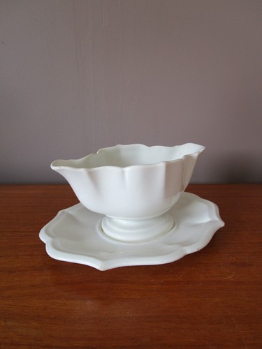 Sauciere blanche bords - ,