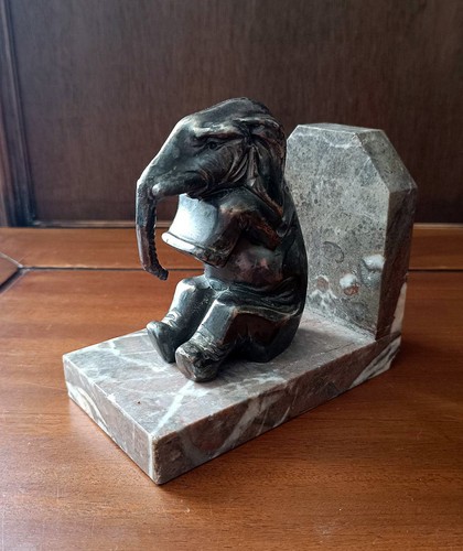 Serre livres éléphant - serre-livres,