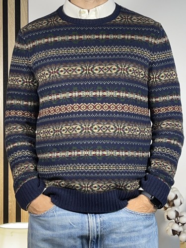 Pull fair isle coton - isle, en