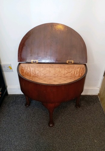 Mahogany demi lune table - mahogany, demi-lune