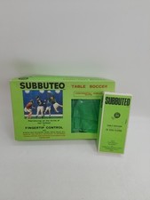 Subbuteo Table Soccer Continental Display Edition Vintage Football Game 1970s