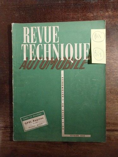 Revue technique opel - opel, kapitan