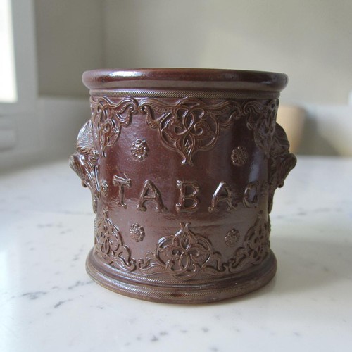 Grand pot tabac - à,