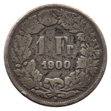 1 FRANC 1900 SUISSE /