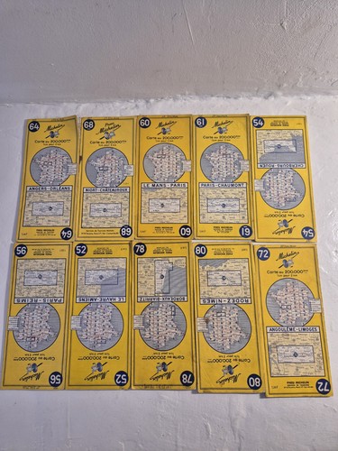 Lot cartes routieres - 10,
