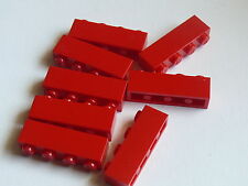 Lego 8 red bricks / 8 red bricks 1 x 4