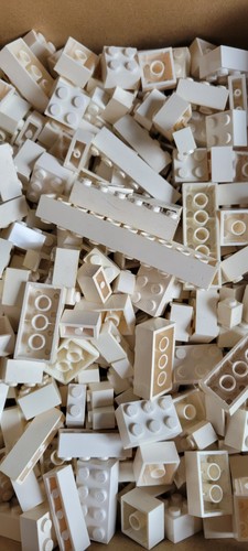 Lego briques blanc 300 grammes - briques,