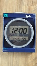 Sterling Noble Digital 12/24 Hours LCD Wall Clock With Day/Date Display 