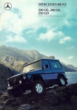Catalogue Brochure Mercedes G