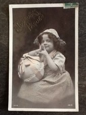 CP EASTER LITTLE GIRL LACE HEADDRESS EGG RIBBON - 47032