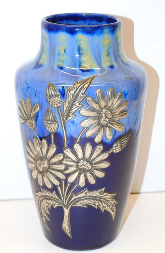 Vase gres art deco - -,