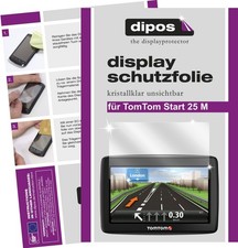 3x Film de protection d'écran pour TomTom Start 25 M protecteur clair dipos